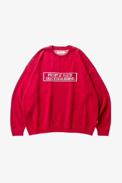 People hate skate sweater Red