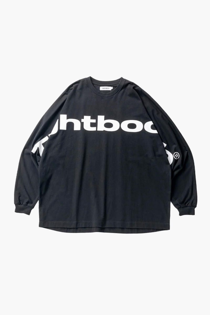 Big logo ls t-shirt Black