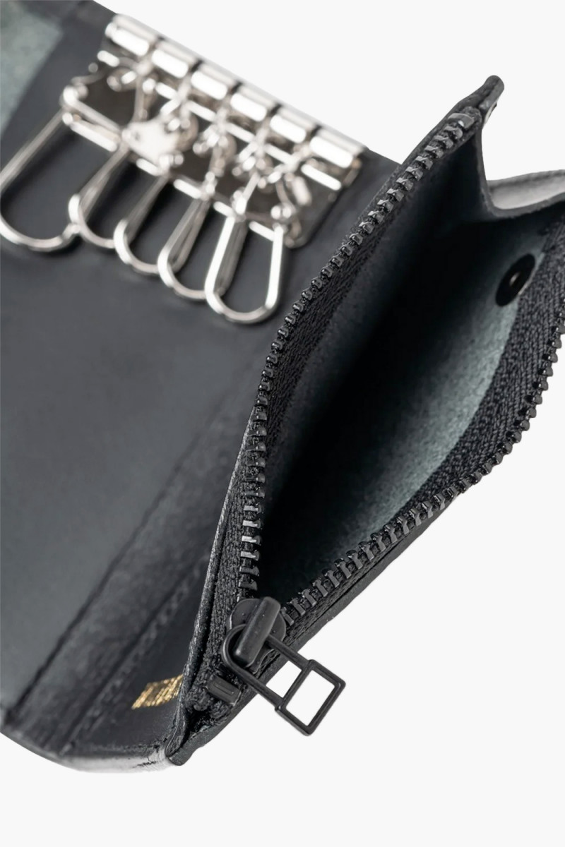 Leather key case Black