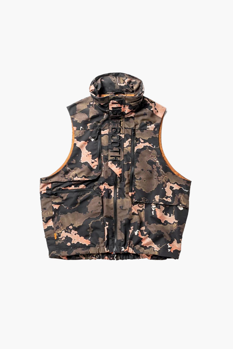 Ripstop tactical vest Orange camo