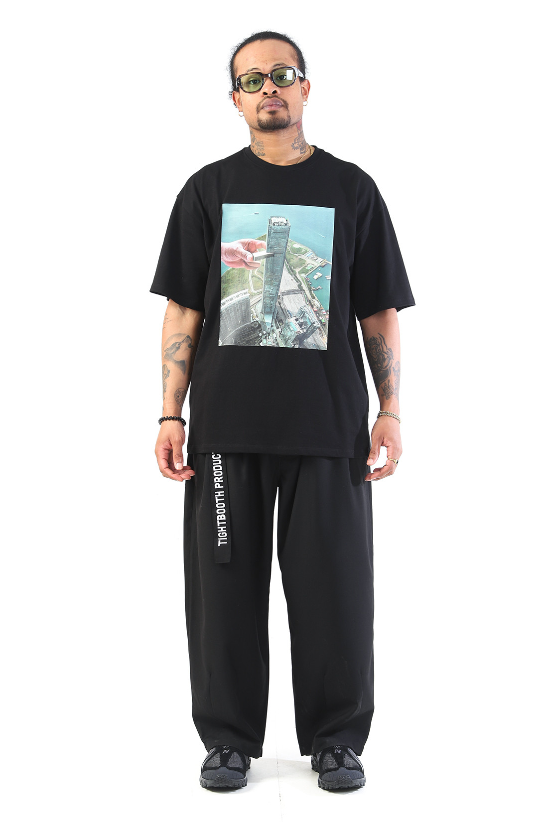 Baggy slacks Black