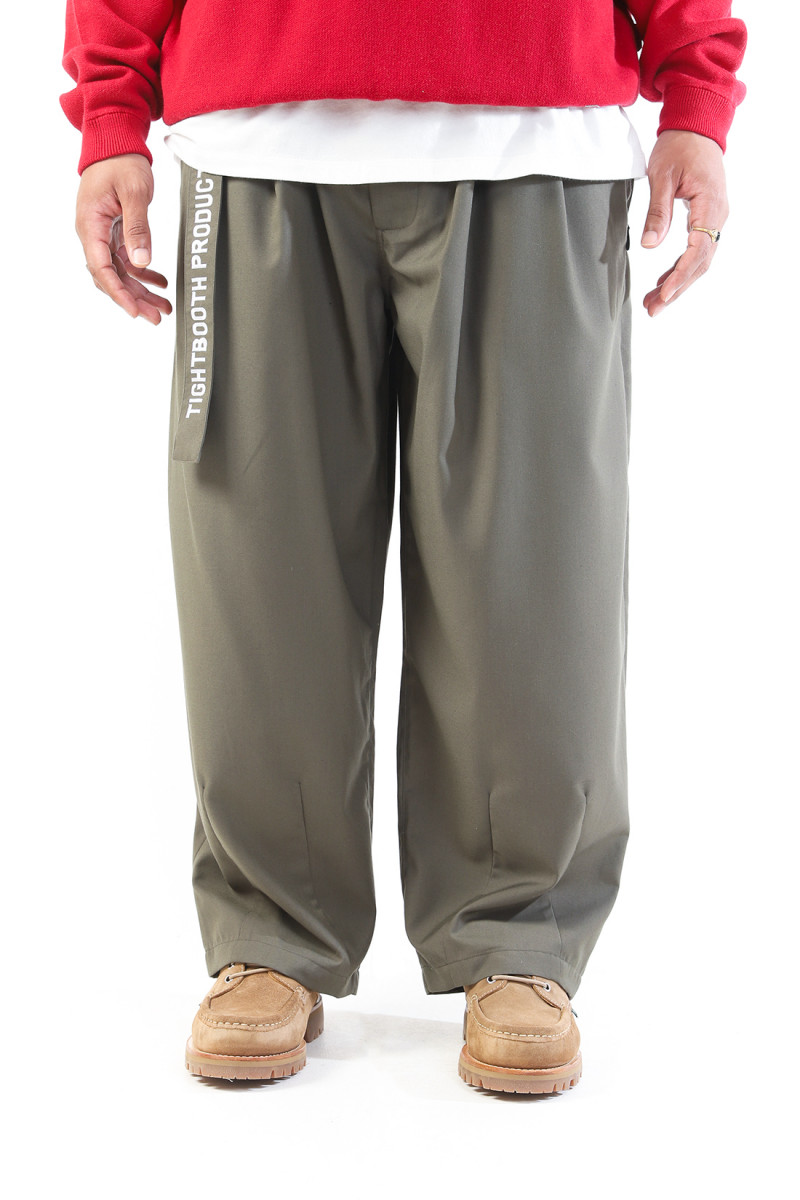 Baggy slacks Olive