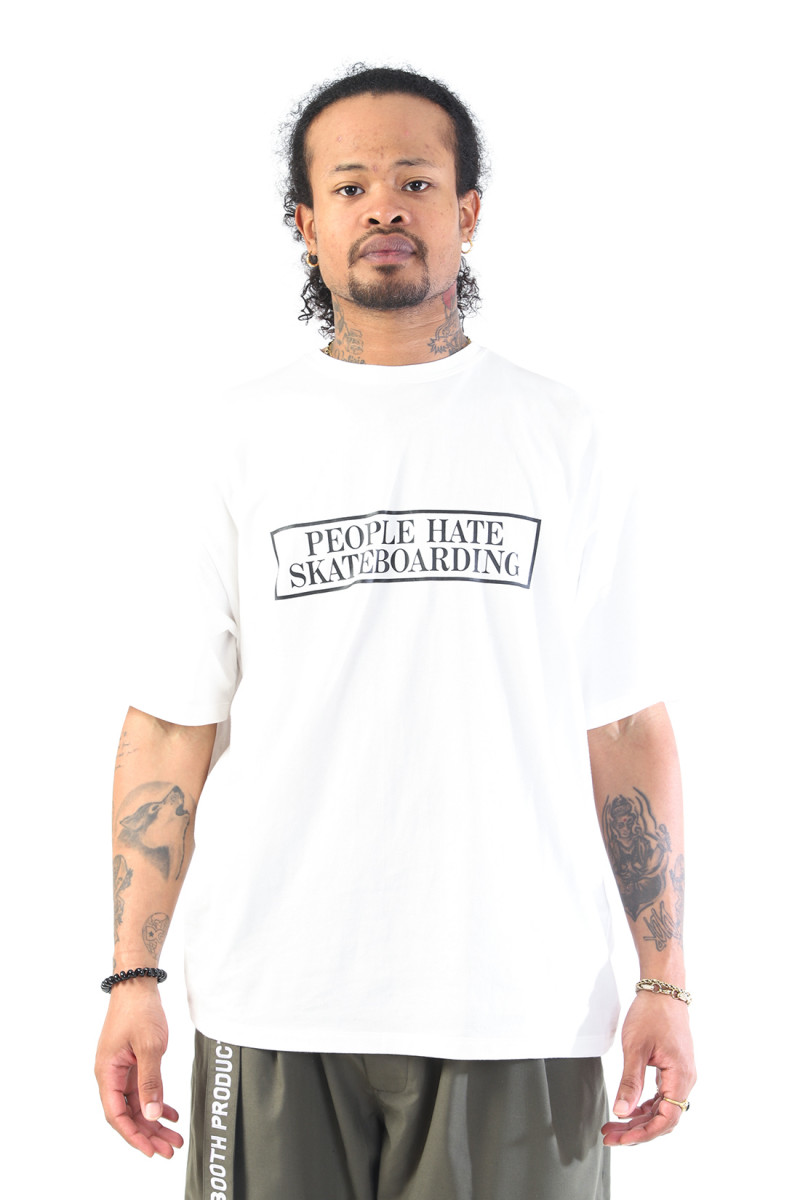 People hate skate t-shirt White