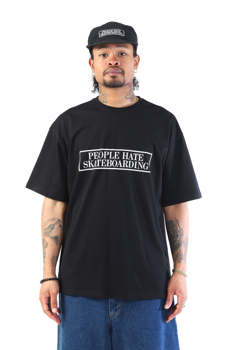 People hate skate t-shirt Black