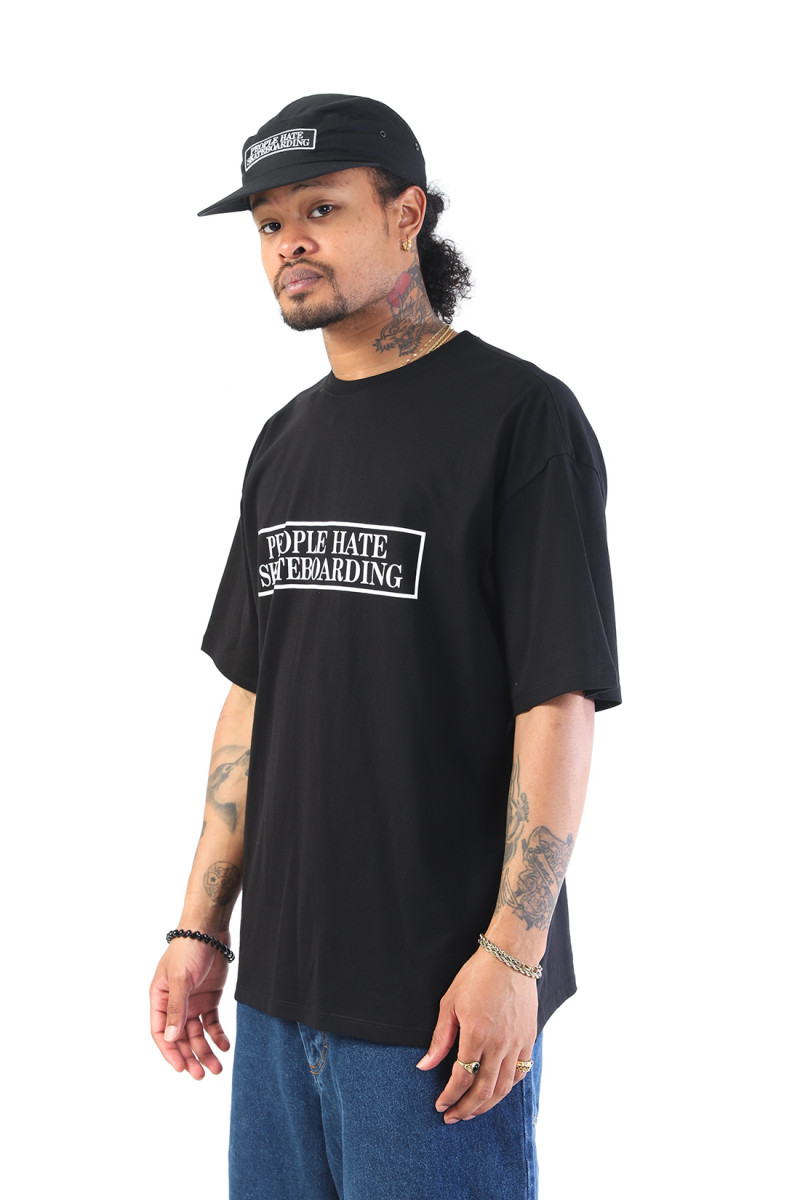 People hate skate t-shirt Black