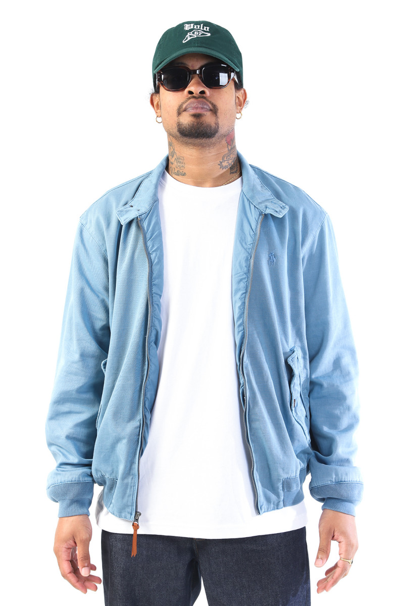 Lined windbreaker jacket Vessel blue