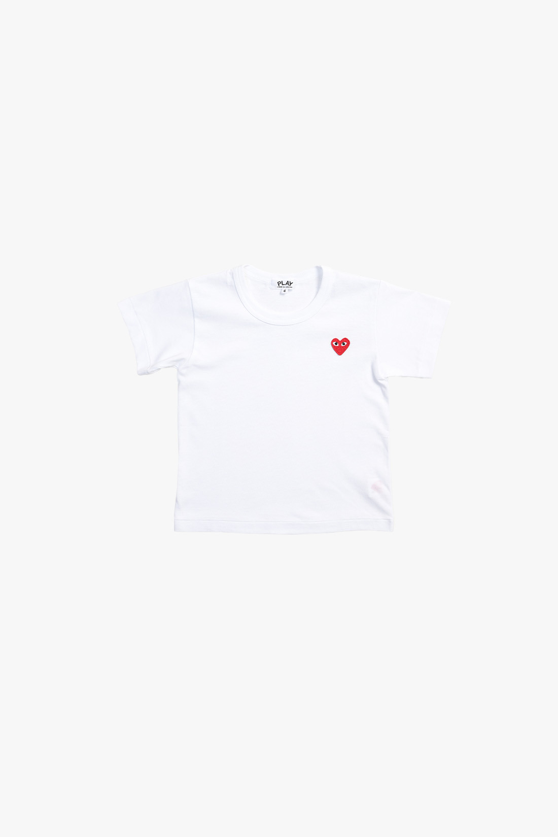 Kids t-shirt red emblem White