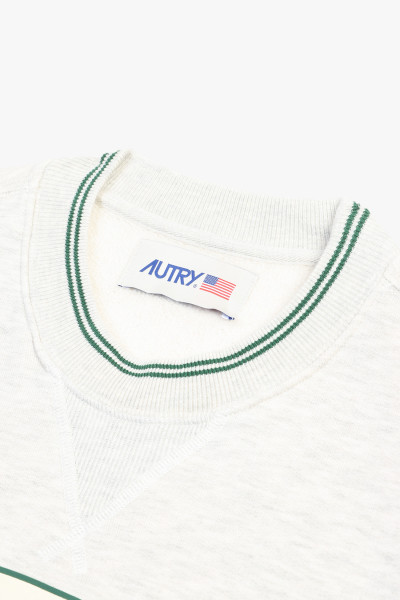 Autry Sweatshirt main man White/ green - GRADUATE STORE