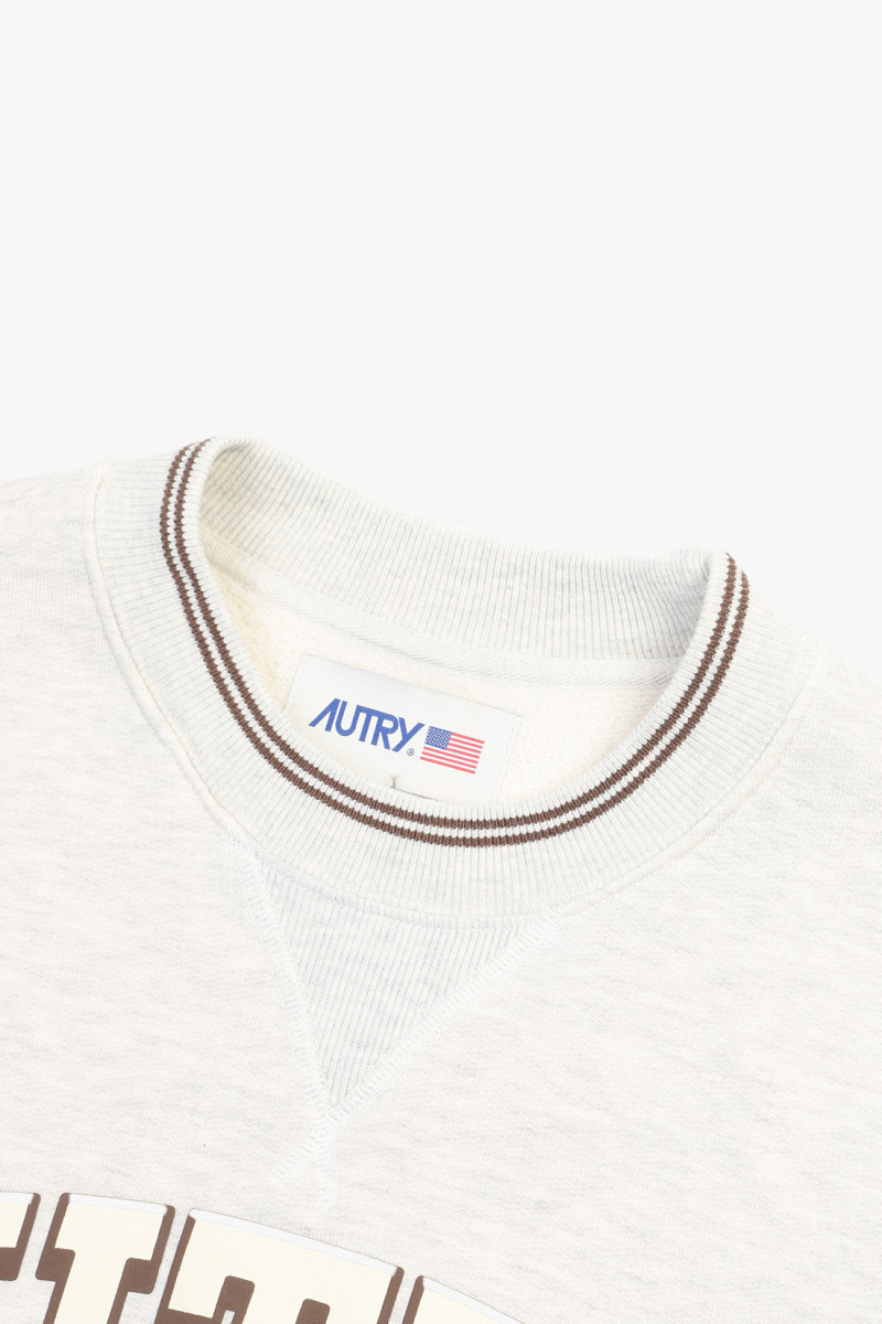 Sweatshirt main man White/ choc