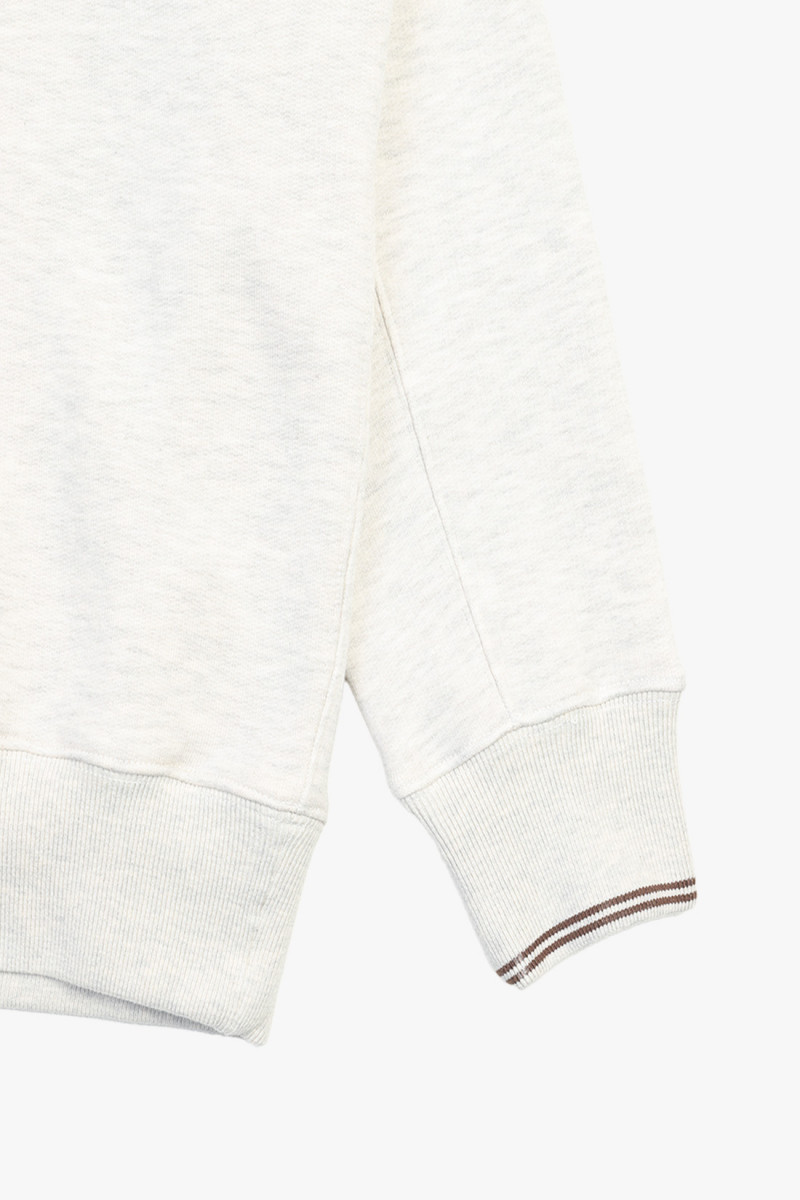 Sweatshirt main man White/ choc