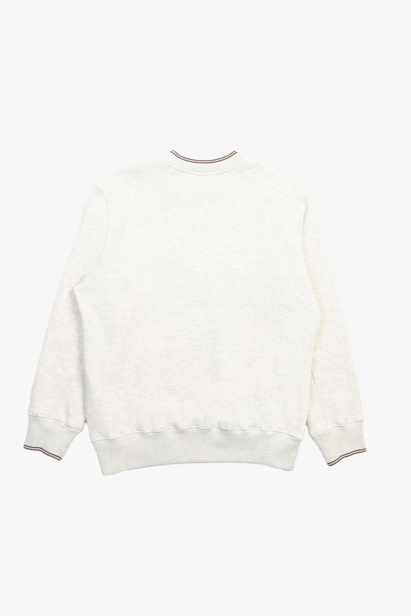 Sweatshirt main man White/ choc