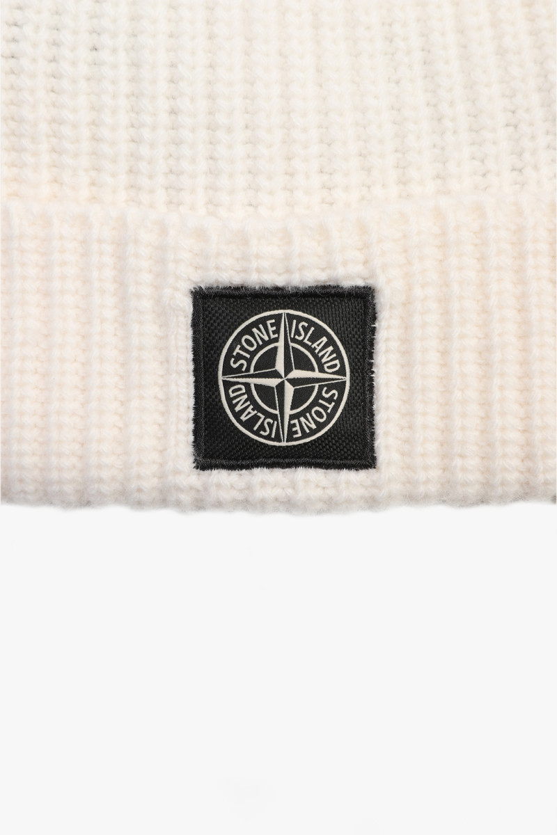 N10b5 logo beanie v0099 Bianco naturale