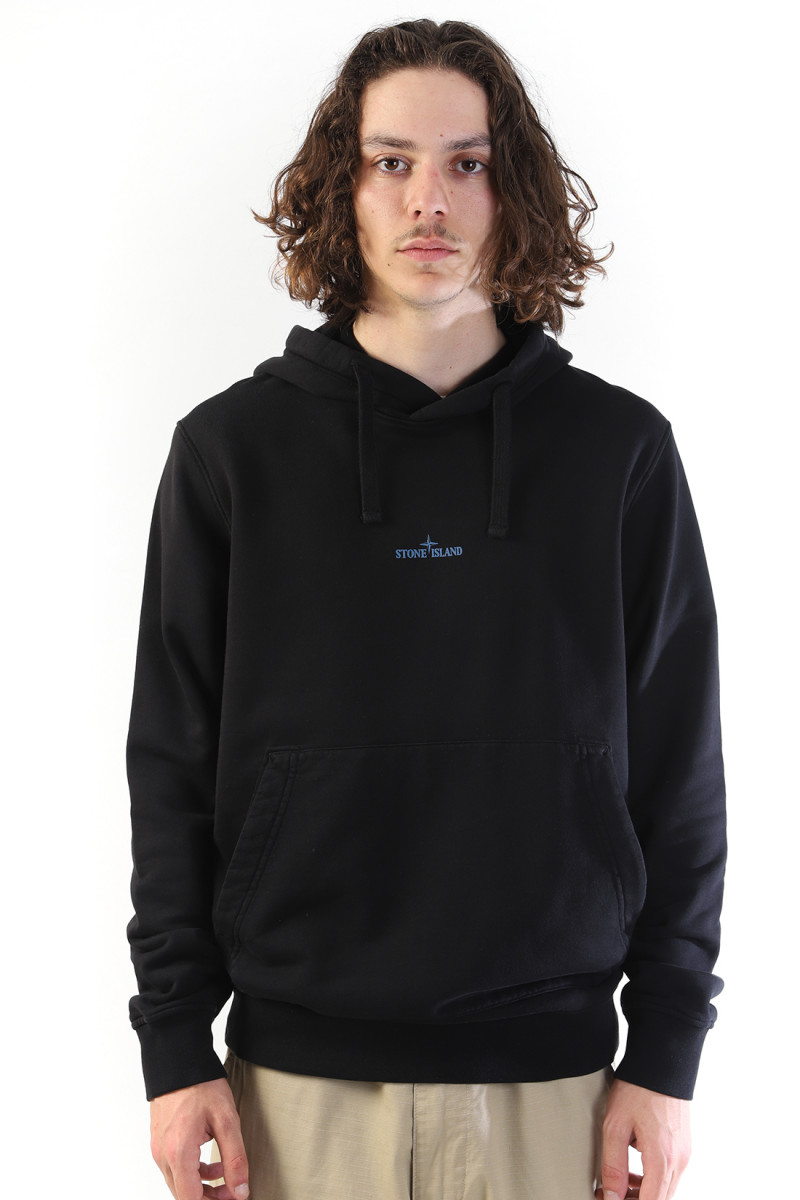 66283 hooded sweater v0029 Nero