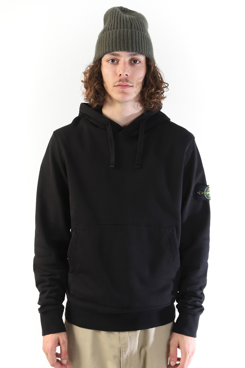 64151 hooded sweater v0029 Nero