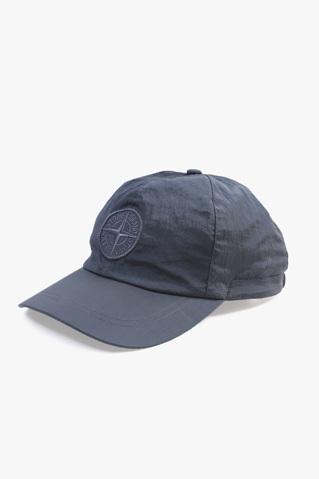 99576 nylon logo cap v0020 Blu scuro