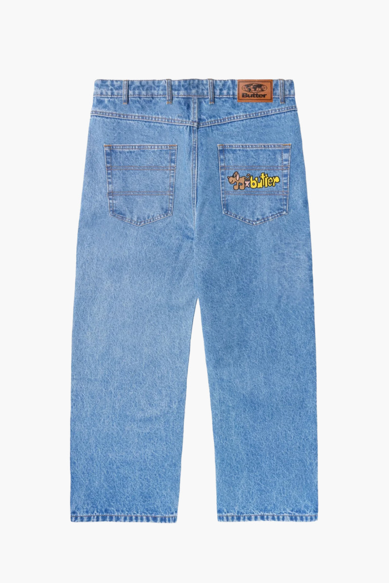 Pooch relaxed denim jeans Washed indigo