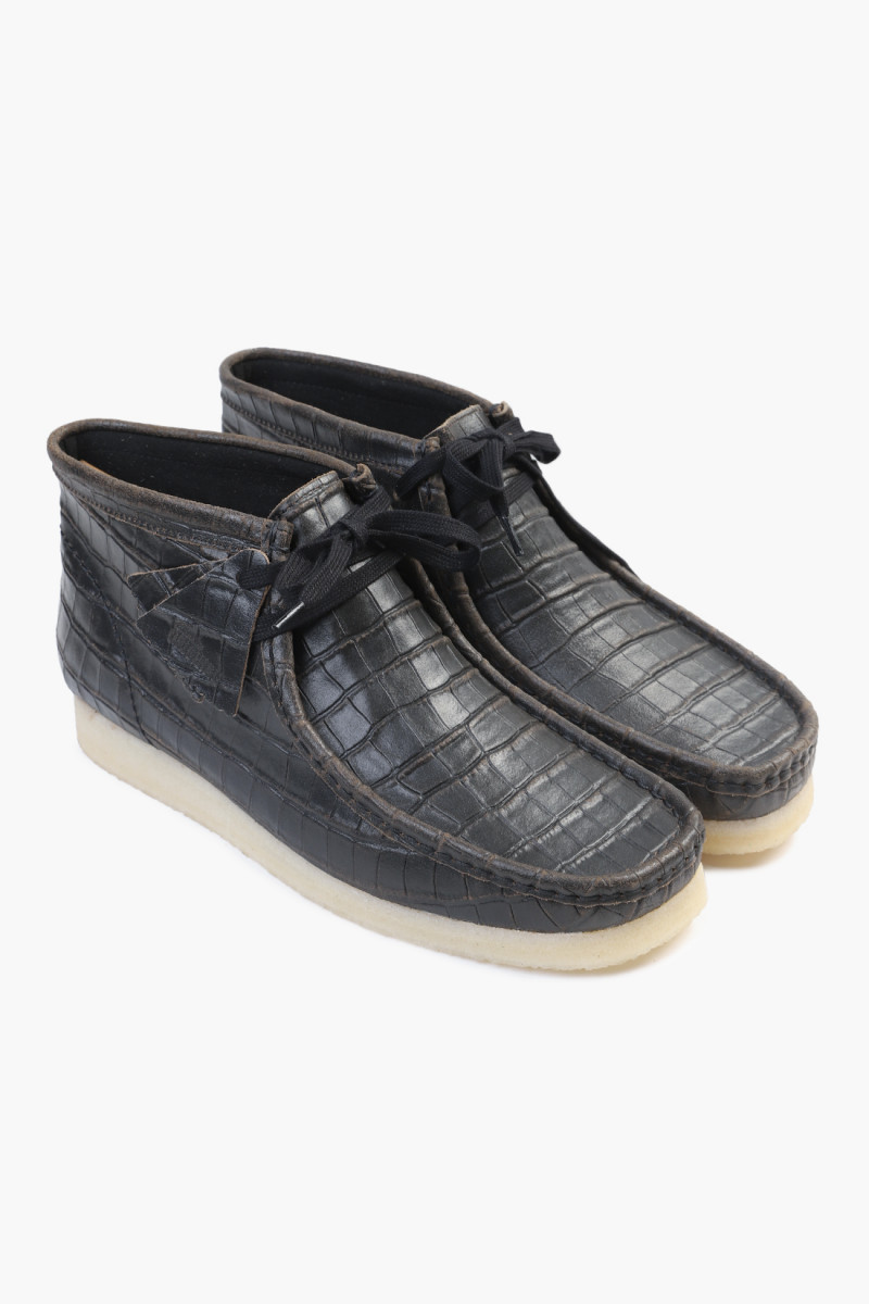 Wallabee boot Blkcroc distress