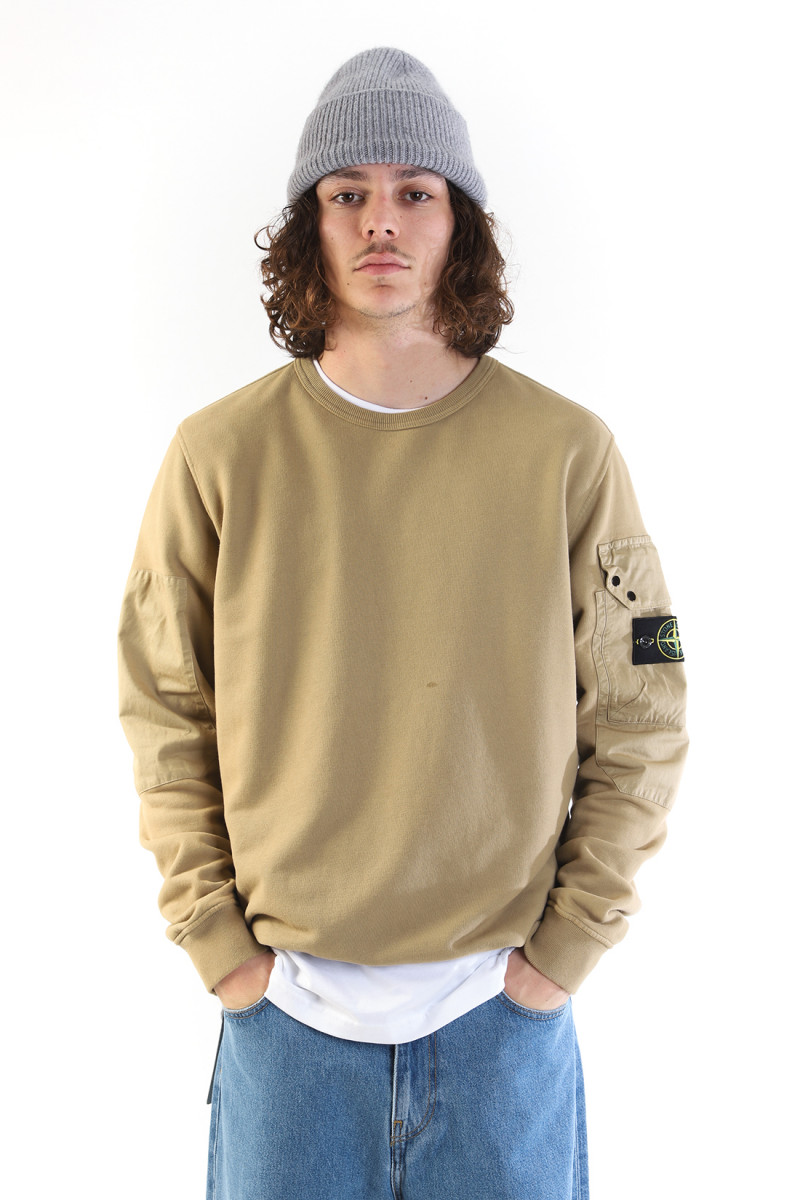 63920 crewneck sweater v0094 Biscotto