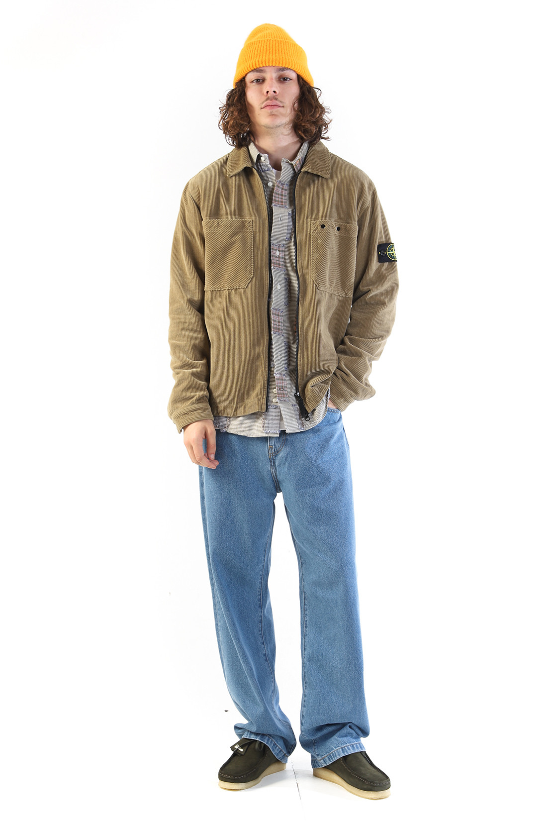 11604 overshirt corduroy v0094 Biscotto