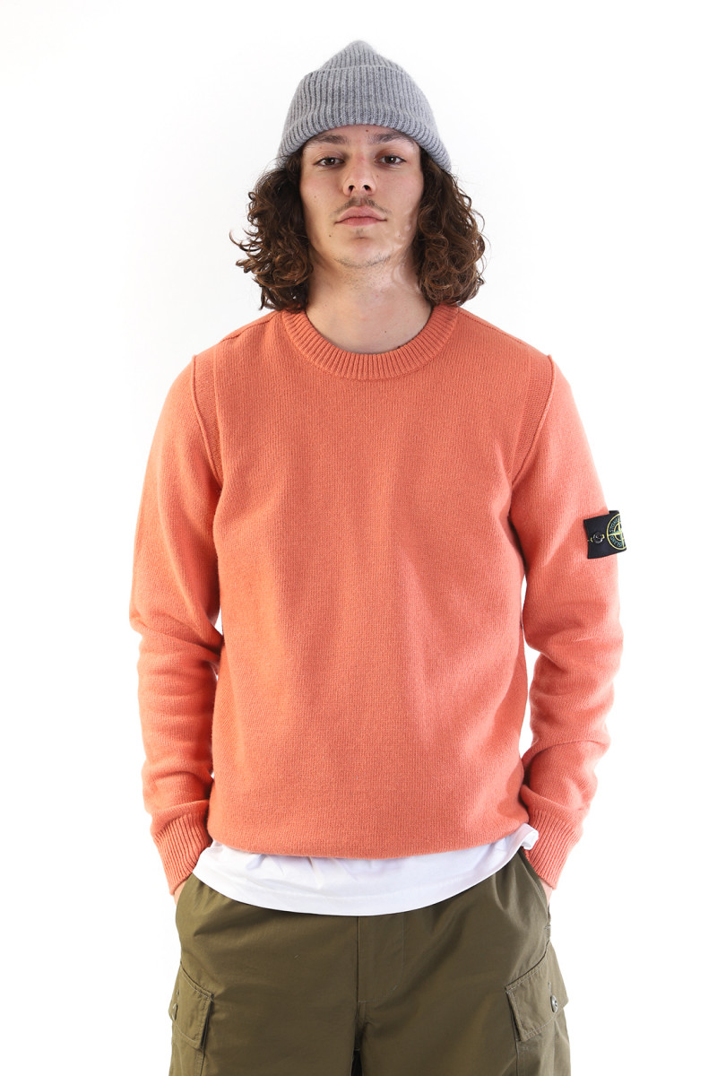 508a3 crewneck knit v0032 Arancio