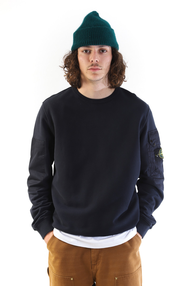 63920 crewneck sweater v0020 Blu scuro