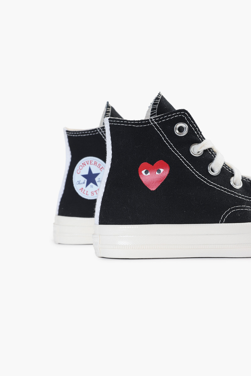 Kids small heart chuck 70 hi Black