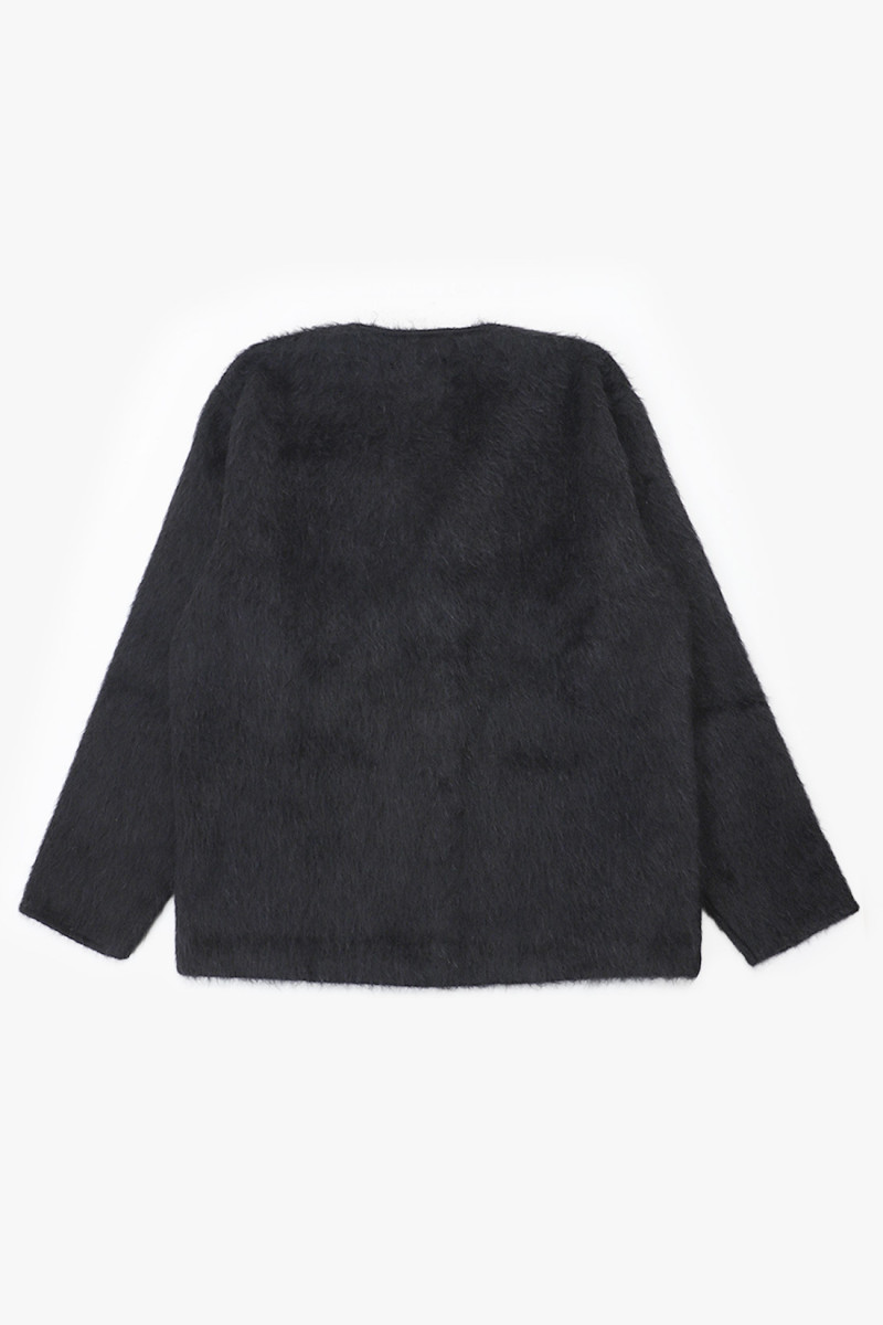 Cardigan Black mohair