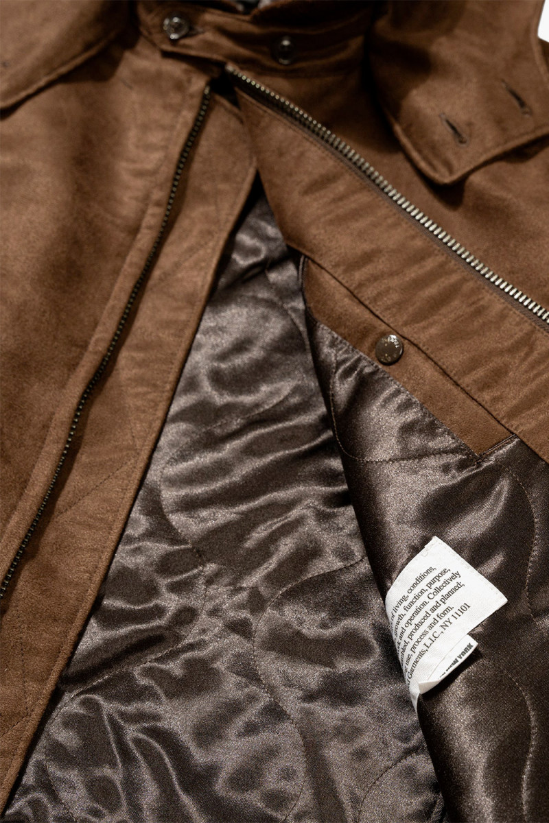 Ll jacket fake suede Brown