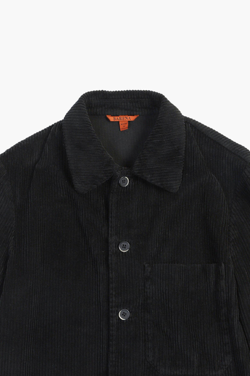 Overshirt cedrone demi Nero