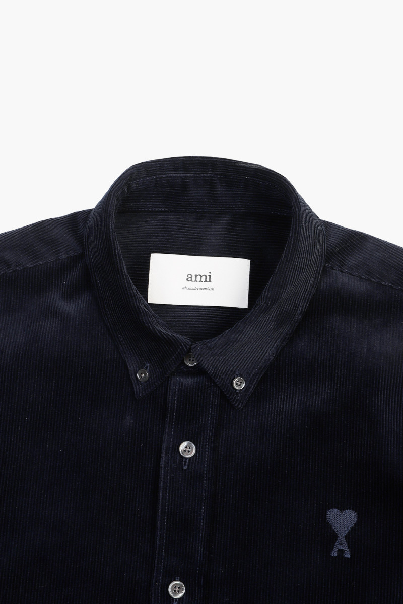 Classic fit shirt Navy blue