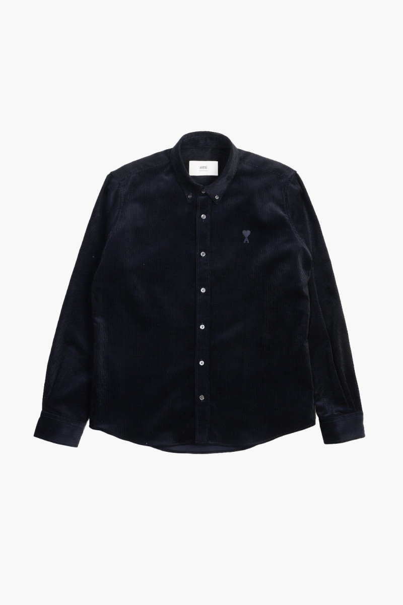 Classic fit shirt Navy blue