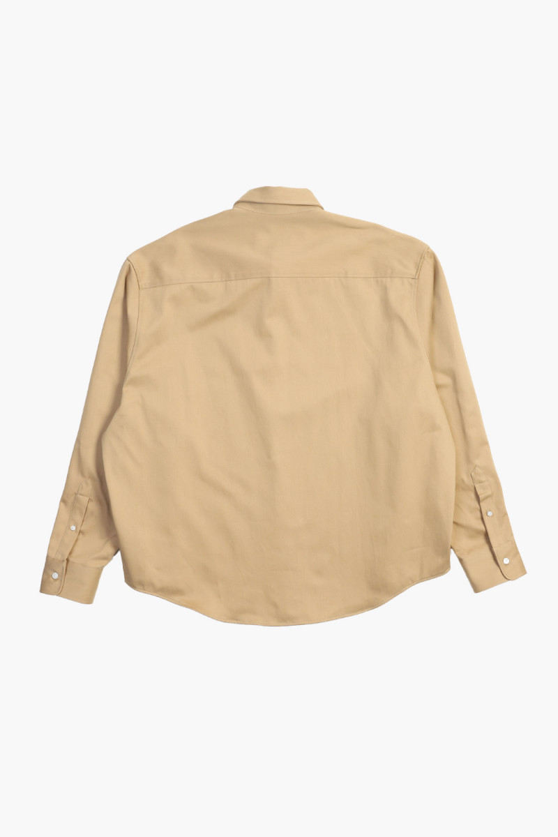 Boxy fit shirt Sand