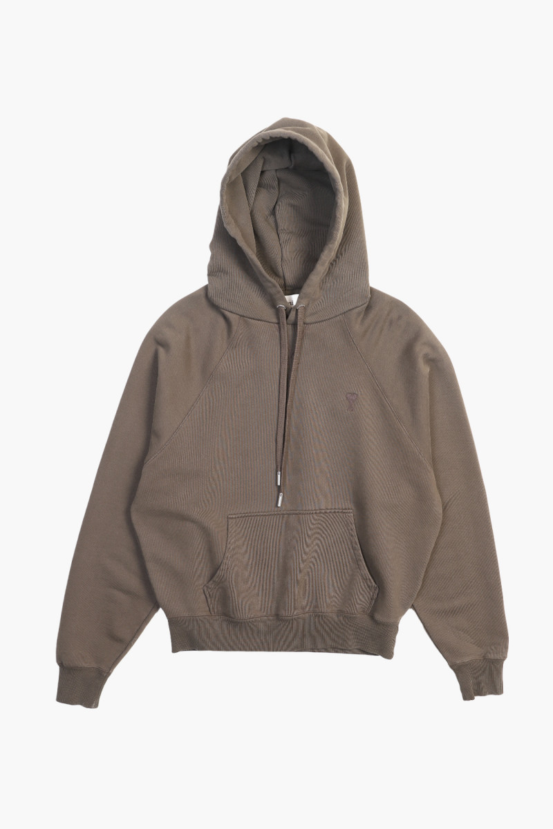 Hoodie boxy ami de coeur Dark coffee