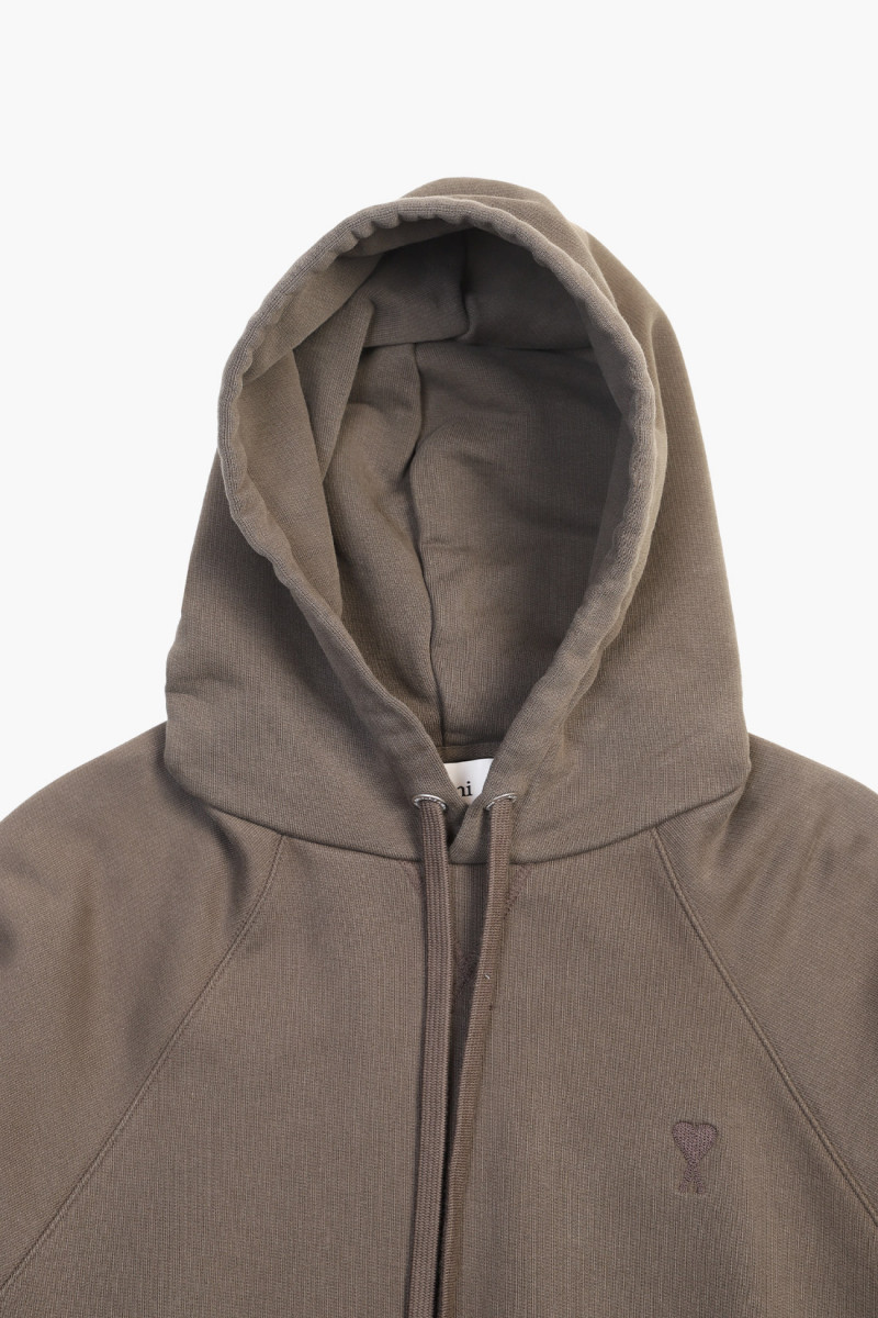 Hoodie boxy ami de coeur Dark coffee