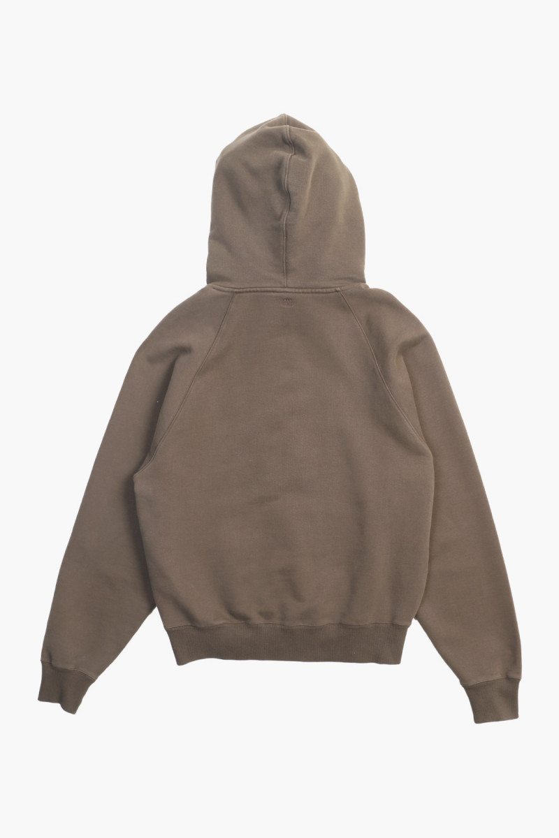 Hoodie boxy ami de coeur Dark coffee