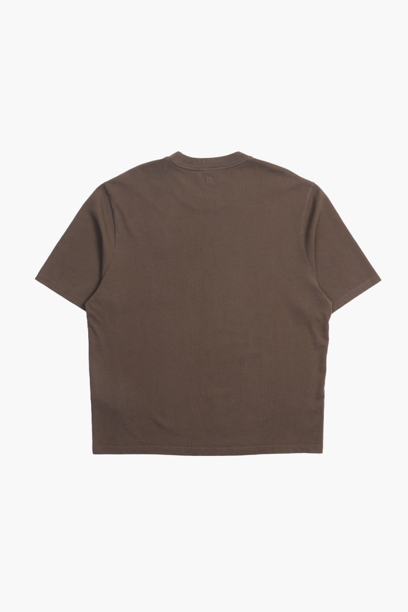 Boxy tee shirt adc Dark coffee