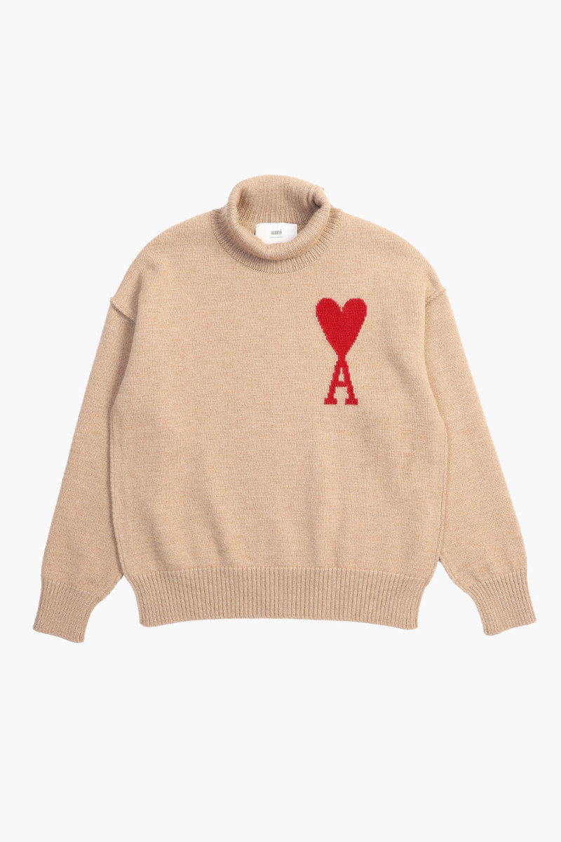 Pull col cheminee adc Camel/red