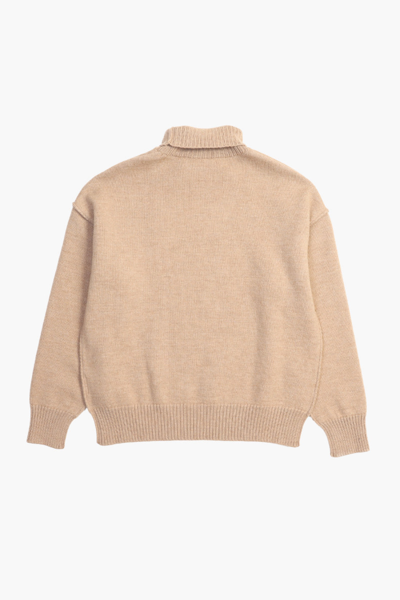 Pull col cheminee adc Camel/red