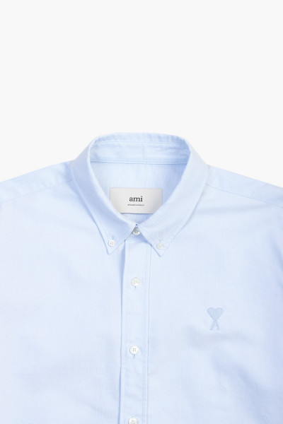Ami Classic fit tonal shirt Sky blue - GRADUATE STORE