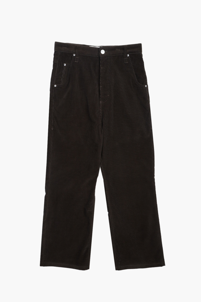 Pantalon baggy fit Dark coffee