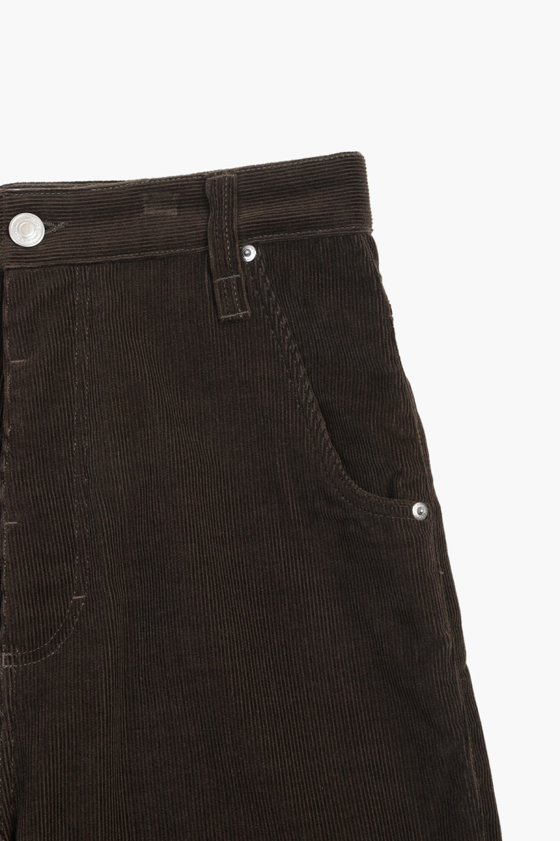 Pantalon baggy fit Dark coffee