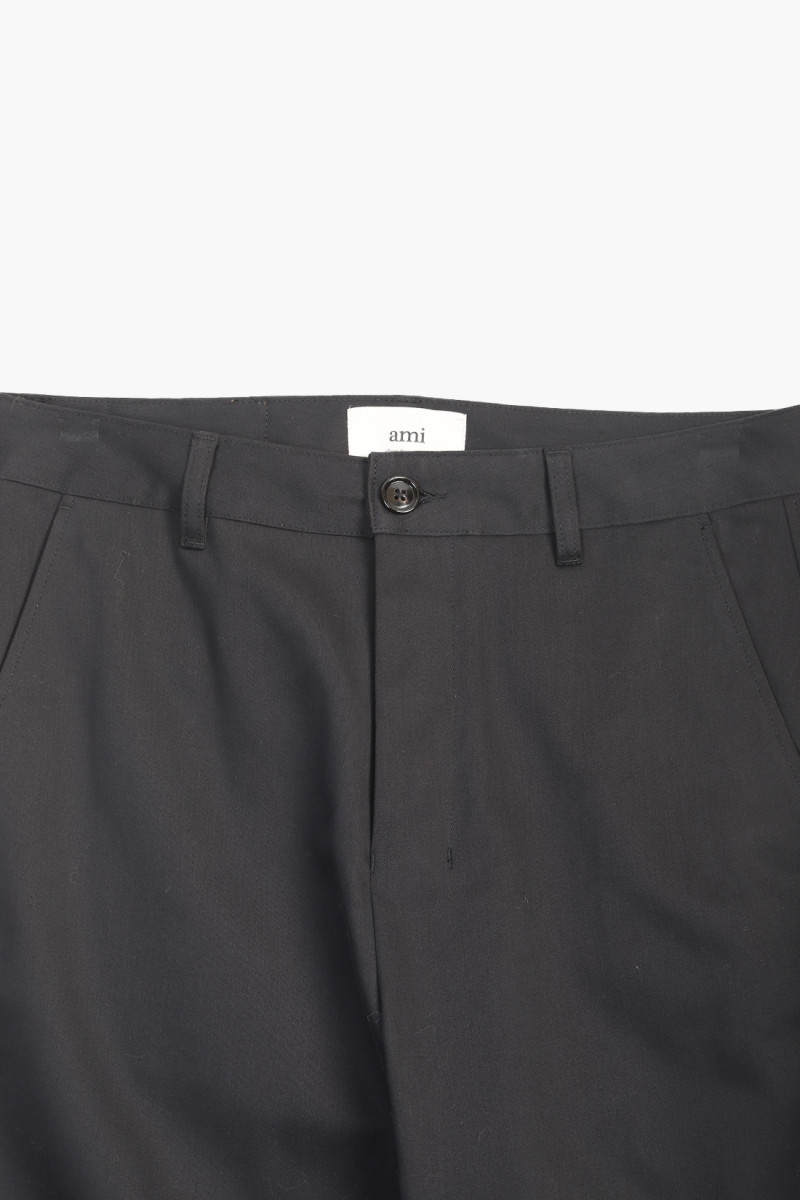 Straight chino trousers Black