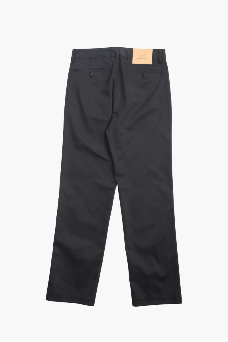 Straight chino trousers Black