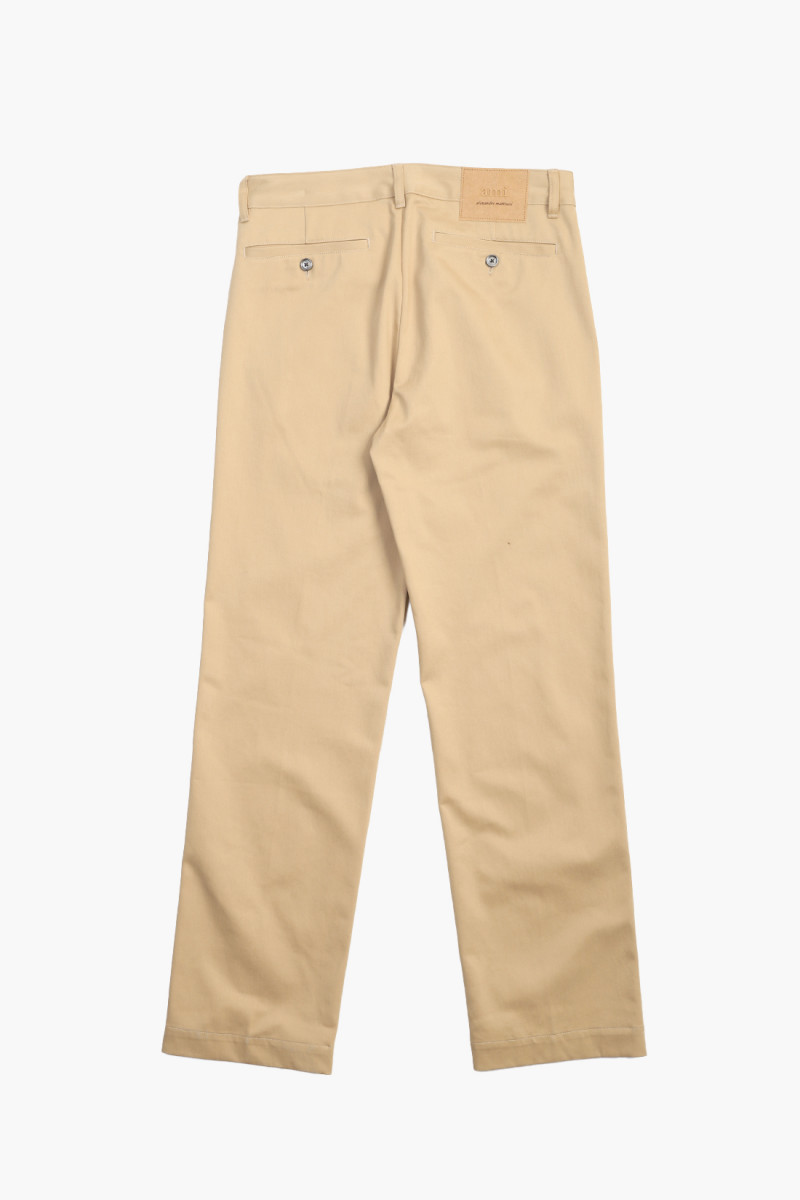 Straight chino trousers Sand