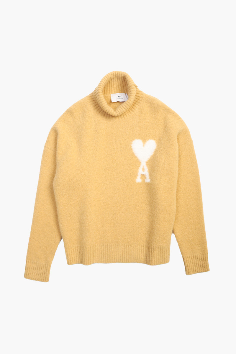 Pull col cheminee adc ecru Mustard