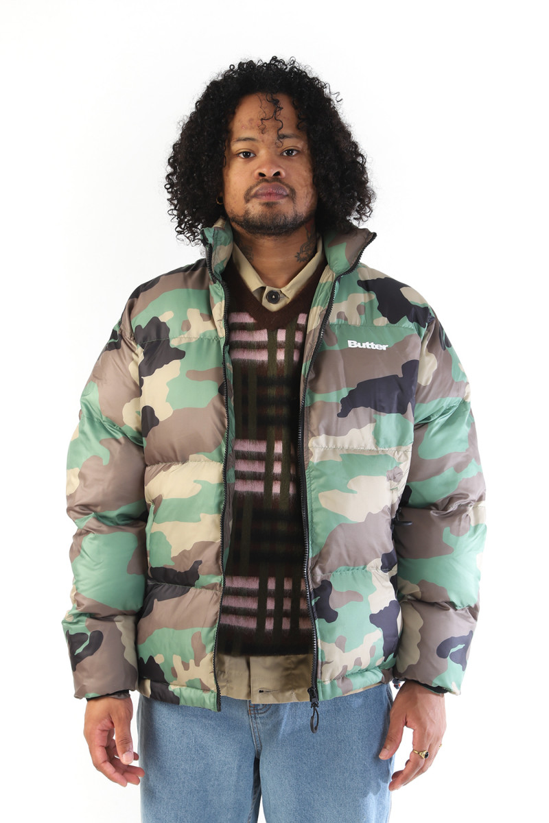 Base puffer jacket Camo