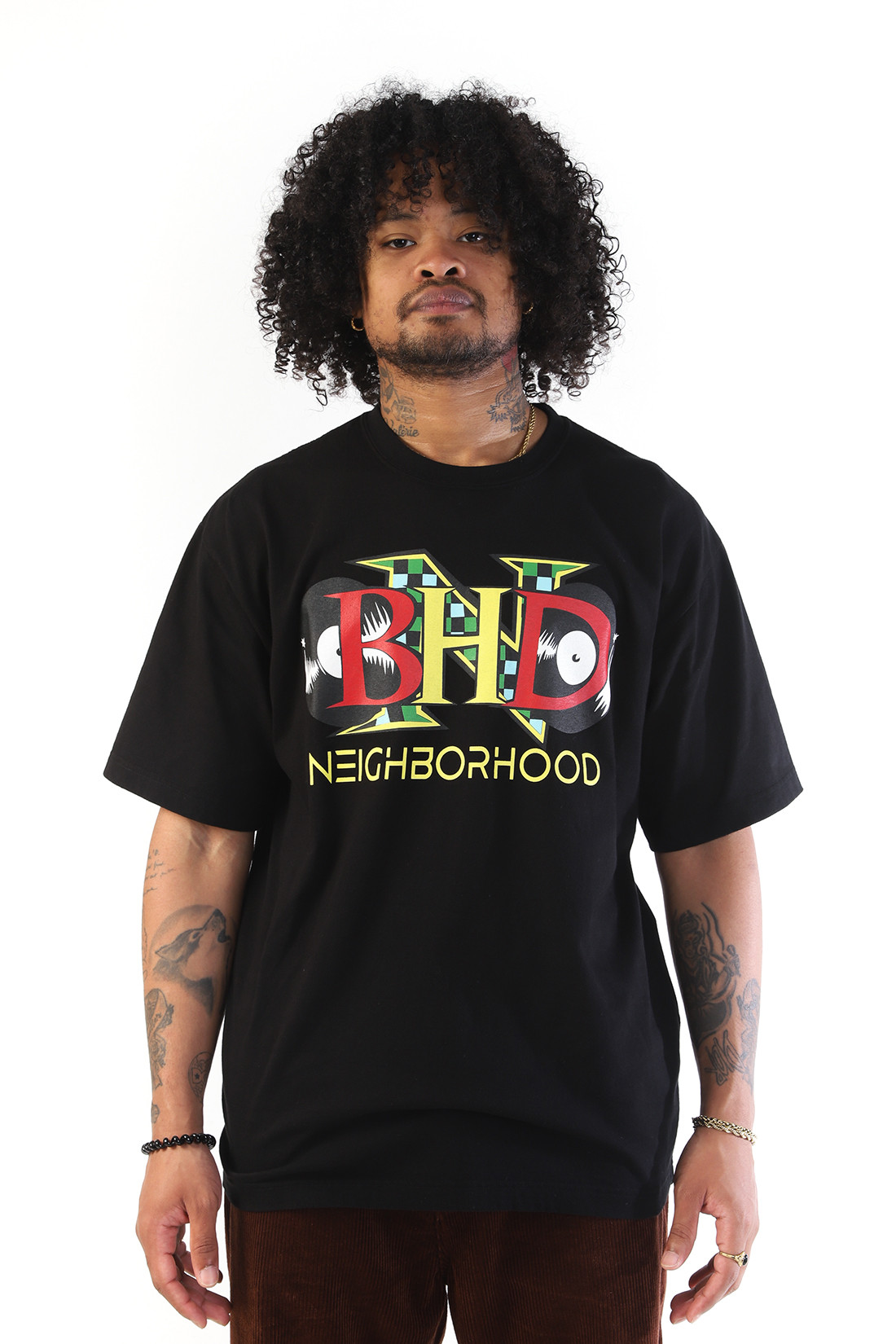 Neighborhood Nh. tee ss-22 Black - GRADUATE STORE | EN