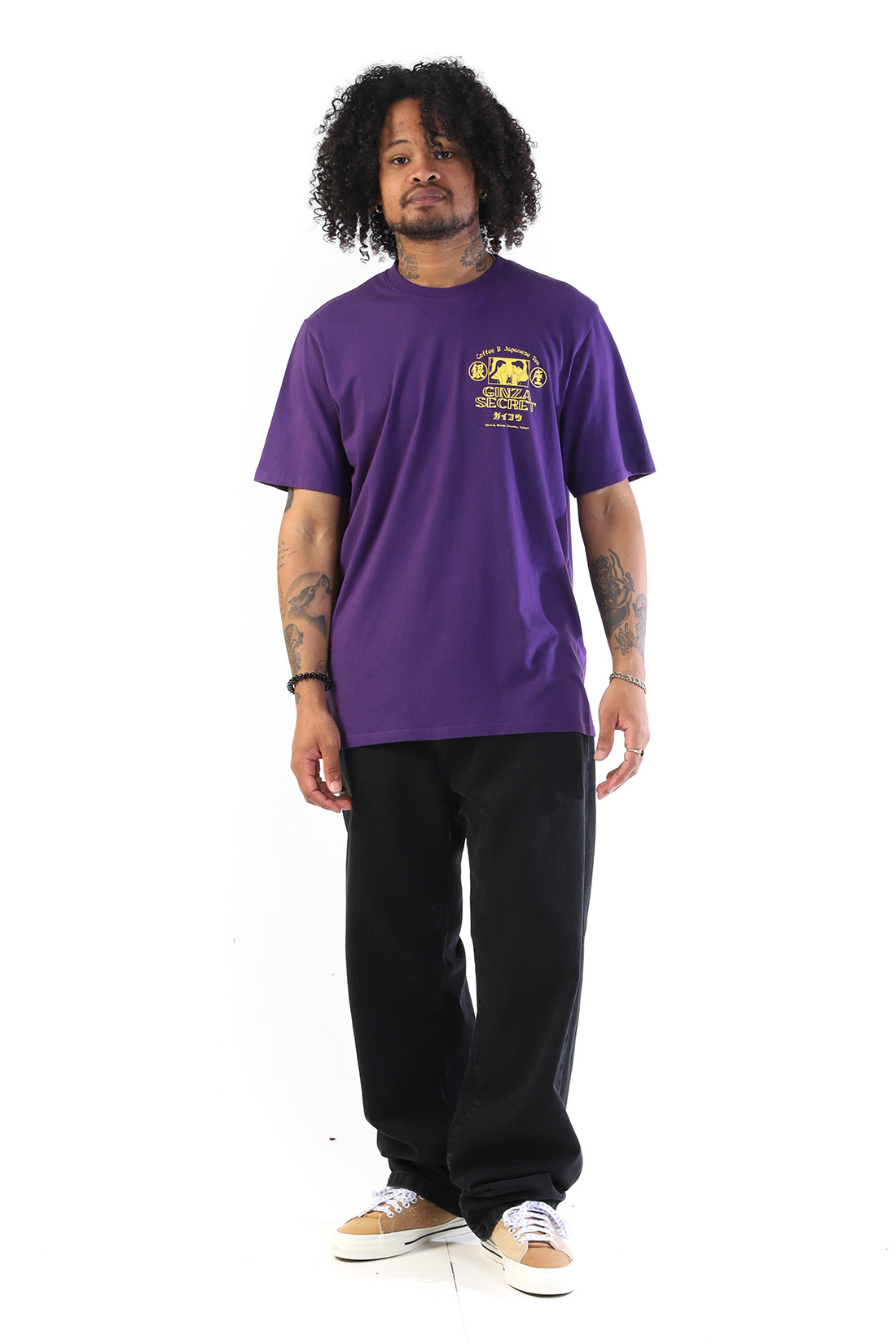 Ginza secret tee Purple