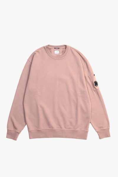 Cp company Emerized diagonal sweater Purple dove - GRADUATE STORE