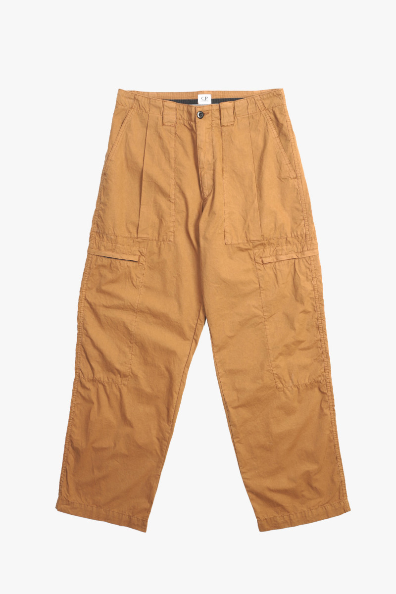 Loose utility pants microreps Toffee